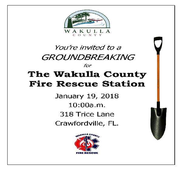 Fire Rescue.Groundbreaking Invite